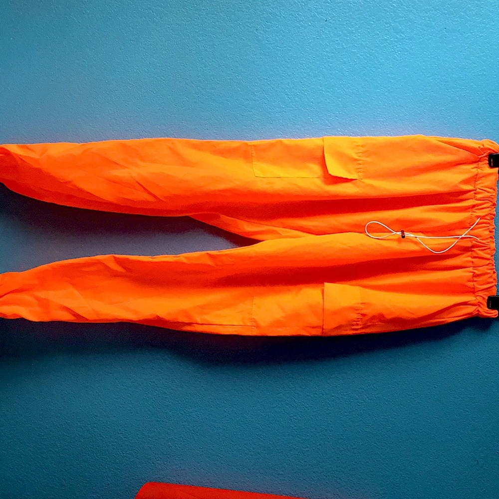 Neon sweatpants